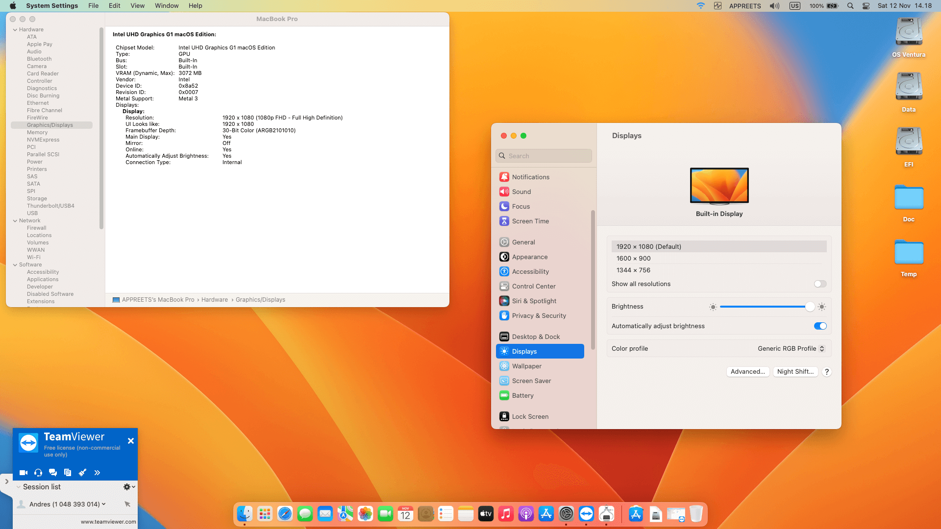 Asus VivoBook A416JAO VIPS352 [IceLake   Intel UHD Graphics G1 + I2C]   OpenCore 5